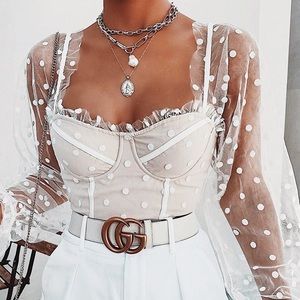 Chloe Top | White | RUNAWAY THE LABEL | XS